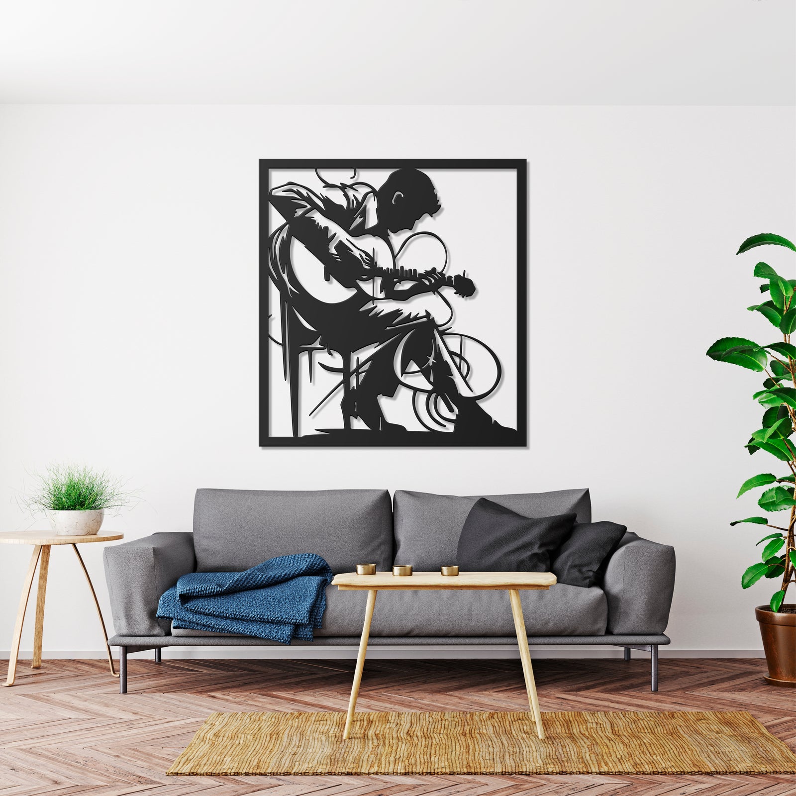 Metal Frame - Guitarist