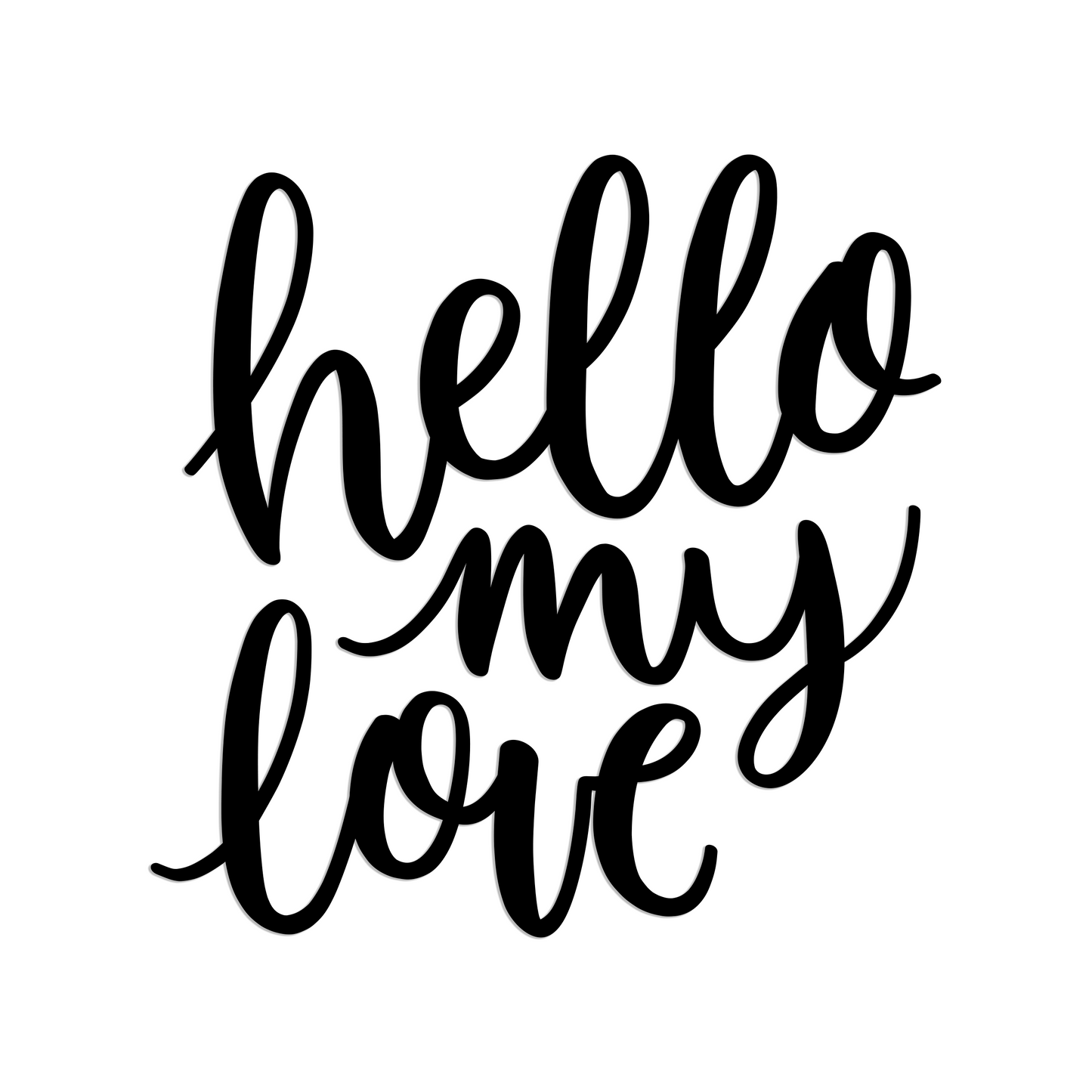 Metal Frame - Hello my Love