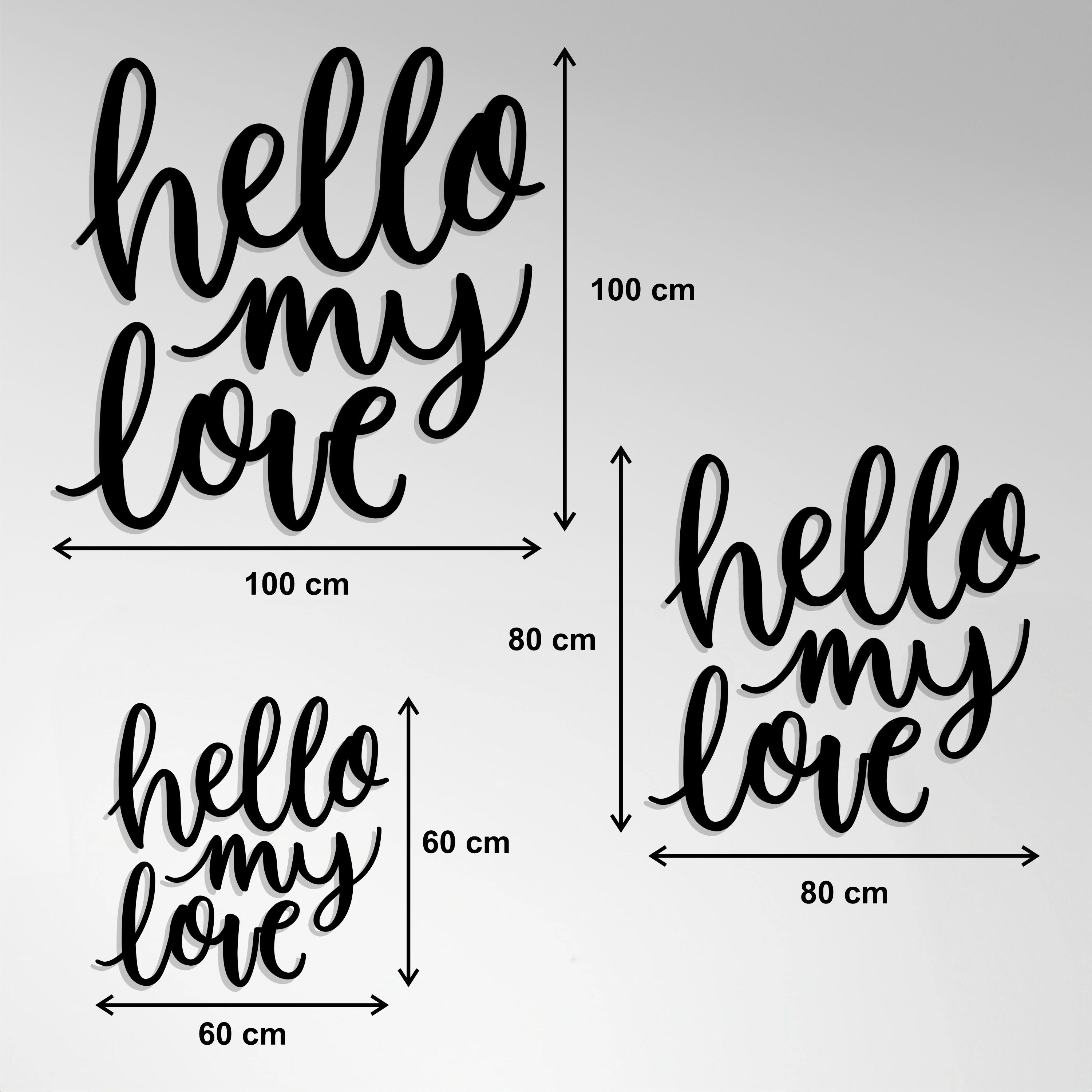 Metal Frame - Hello my Love