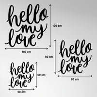 Metal Frame - Hello my Love