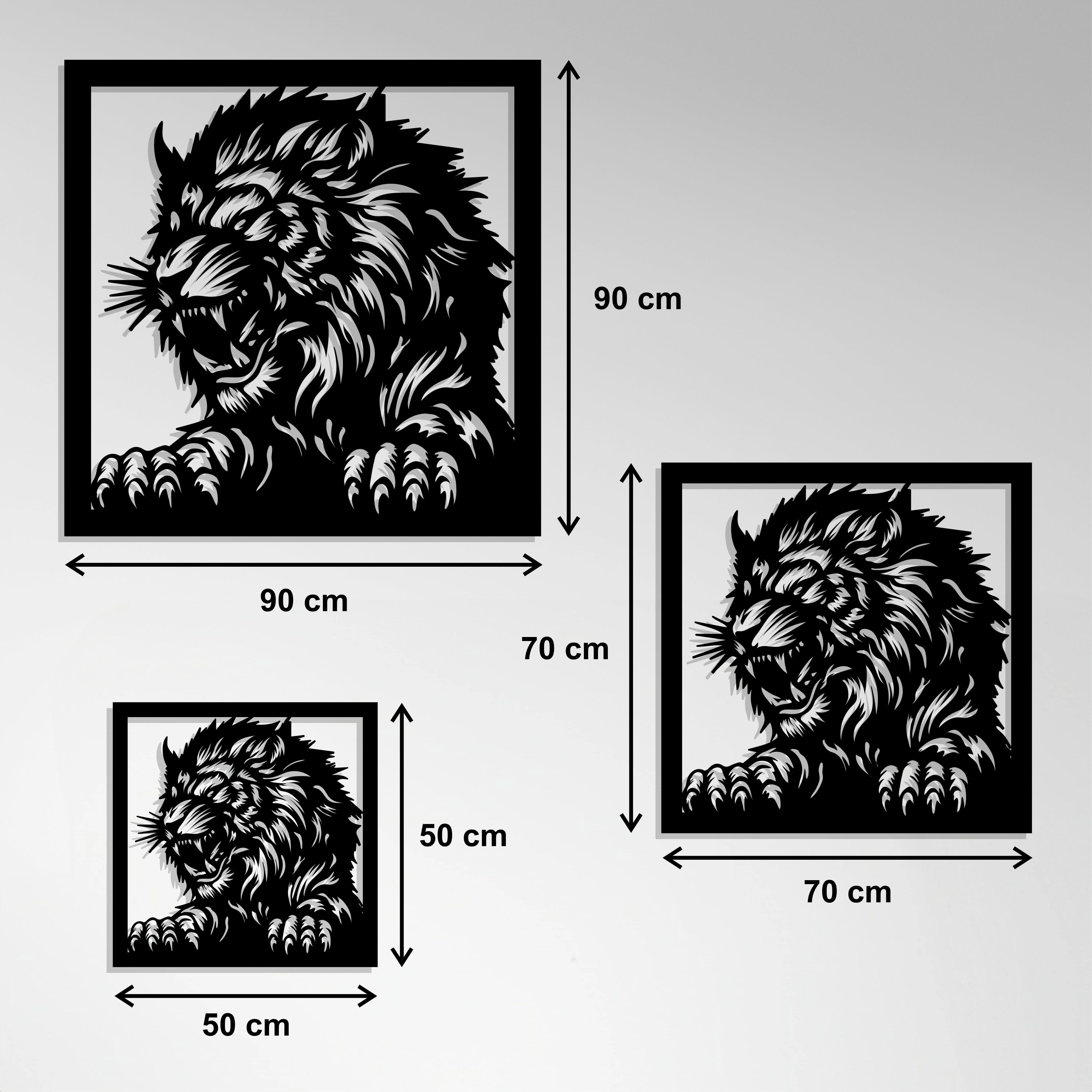 Cuadro Metálico - León