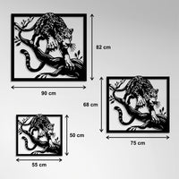 Metal Frame - Leopard