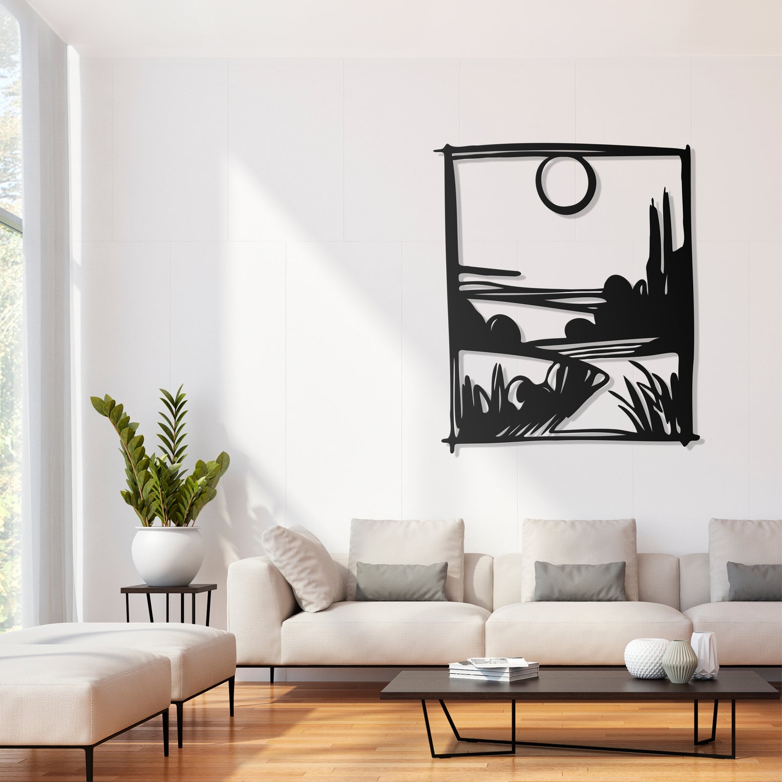 Metal Painting - Landscape Canvas