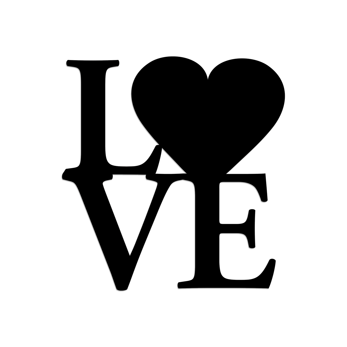 Metal Frame - Love