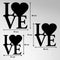 Metal Frame - Love