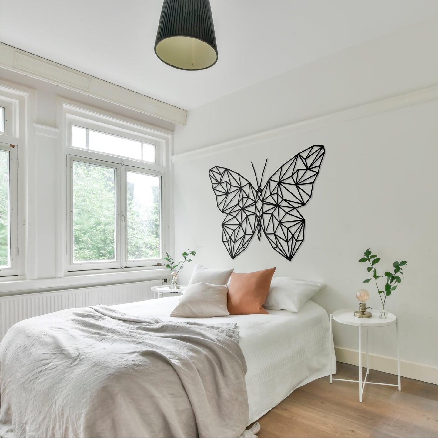 Metal Frame - Geometric Butterfly