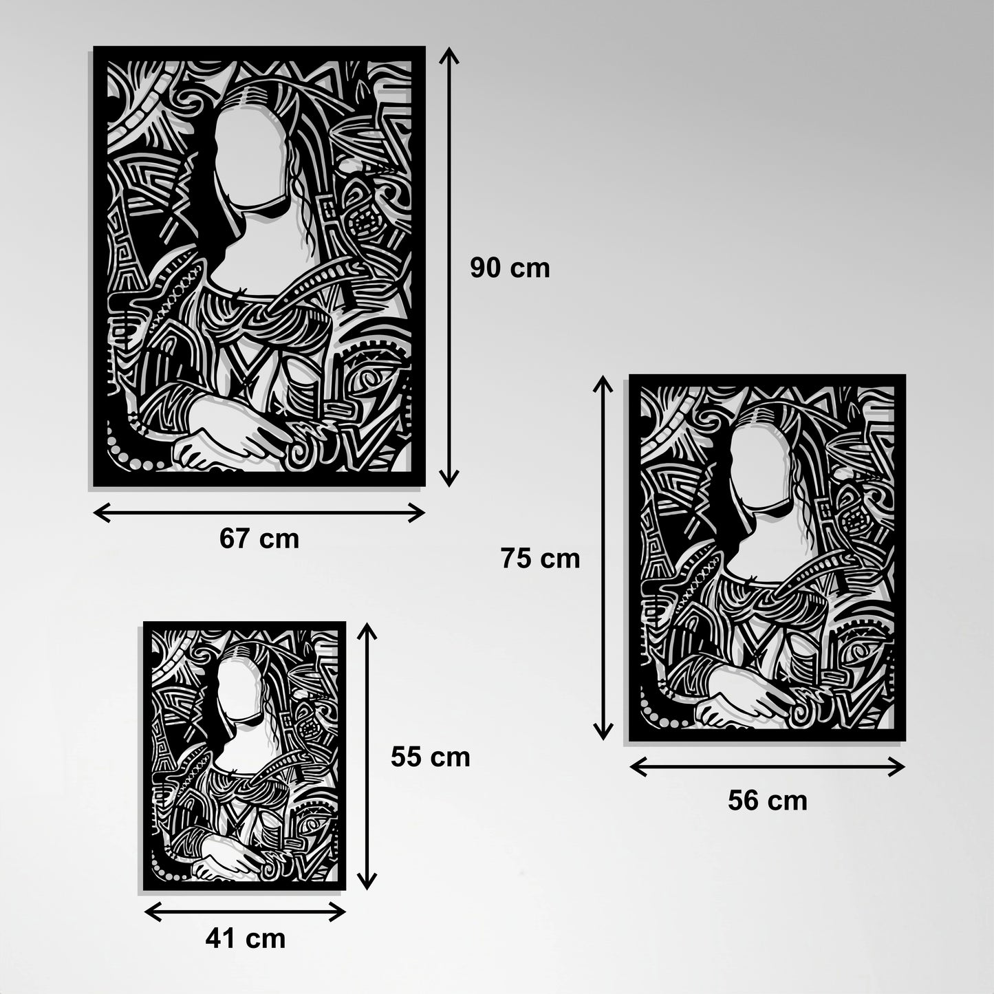 Metal Frame - Mona Lisa