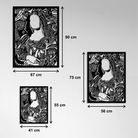 Metal Frame - Mona Lisa