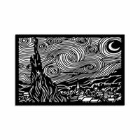 Metal Frame - Starry Night