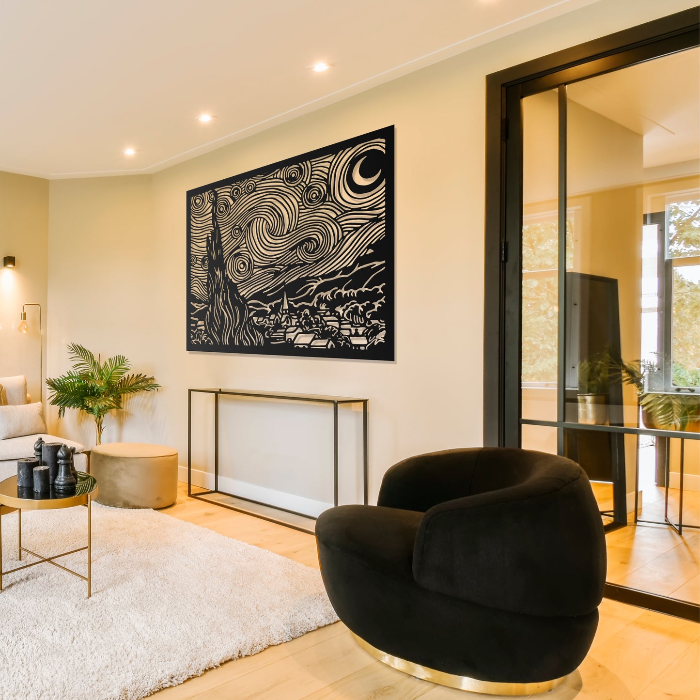 Metal Frame - Starry Night