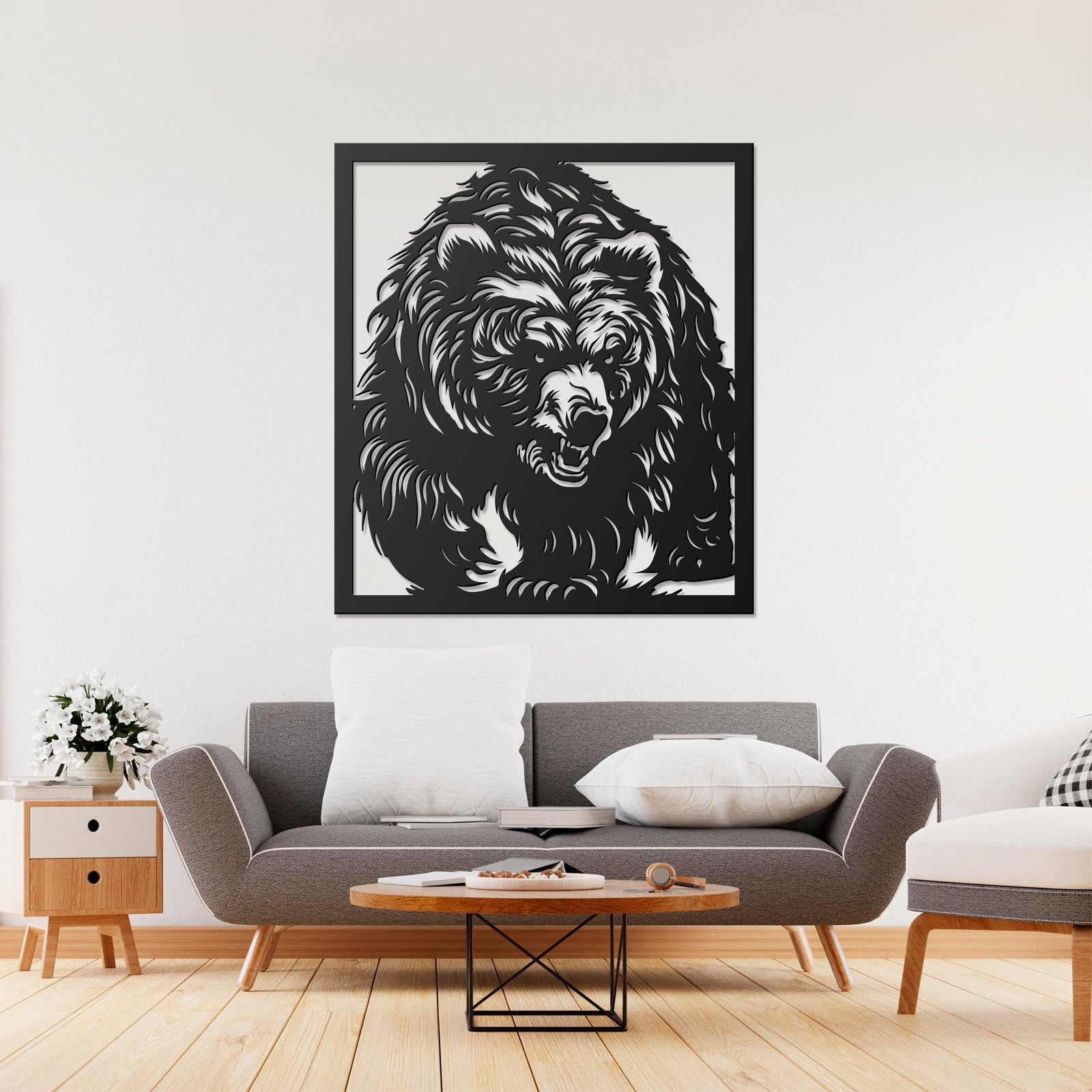 Metal Frame - Bear