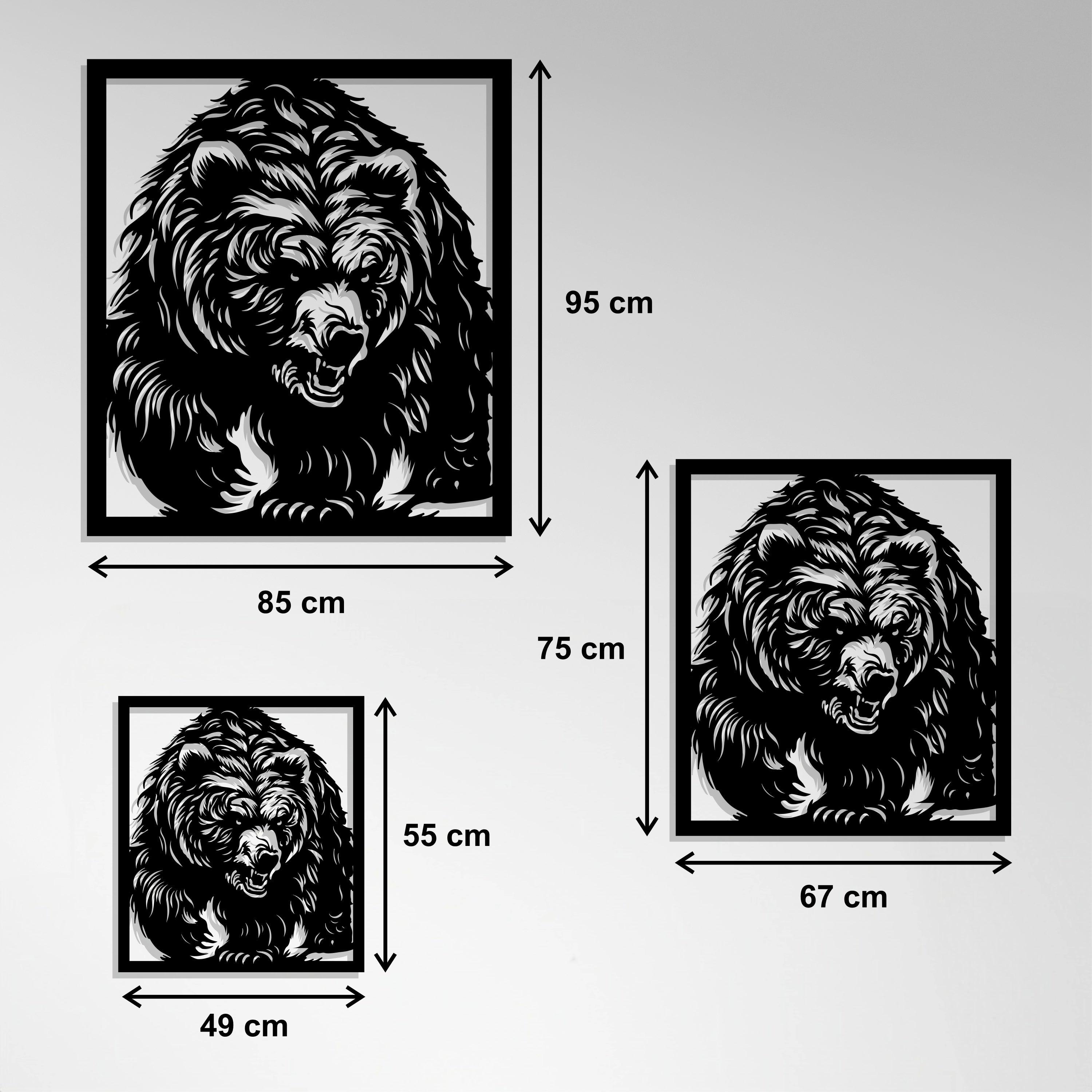 Cuadro Metálico - Oso