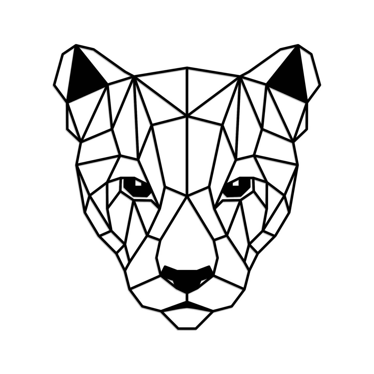 Metal Frame - Geometric Puma