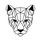 Metal Frame - Geometric Puma