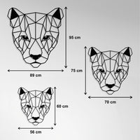 Metal Frame - Geometric Puma