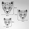 Metal Frame - Geometric Puma