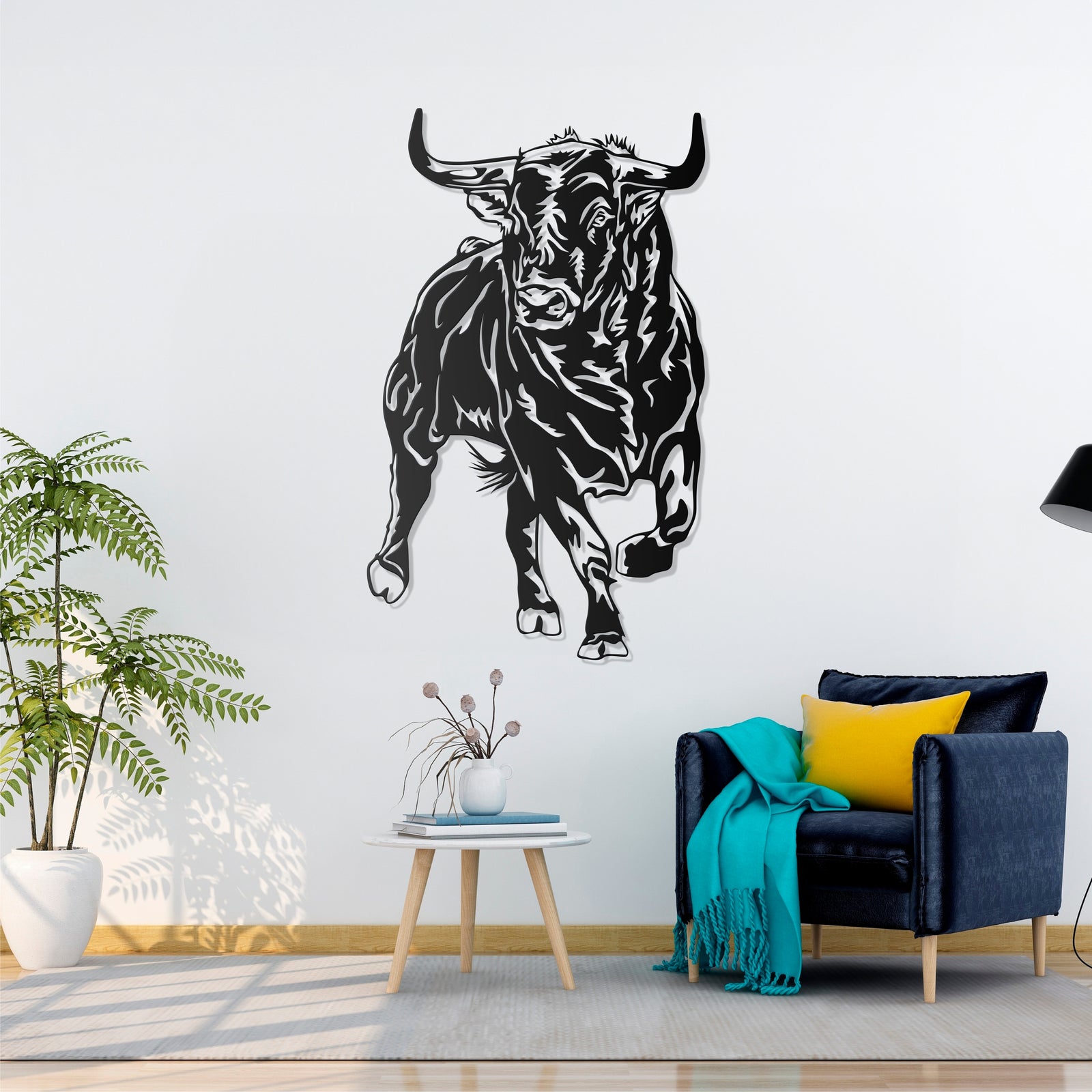 Metal Frame - Bull