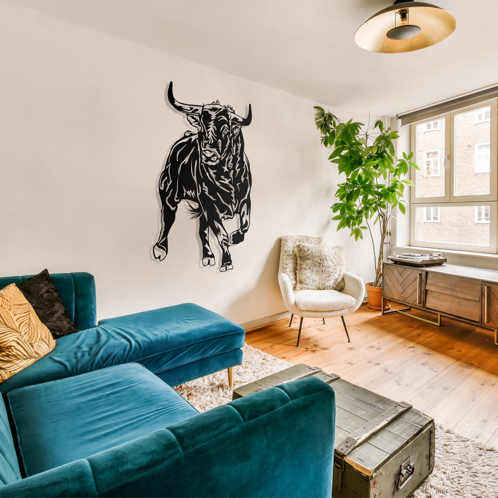 Metal Frame - Bull