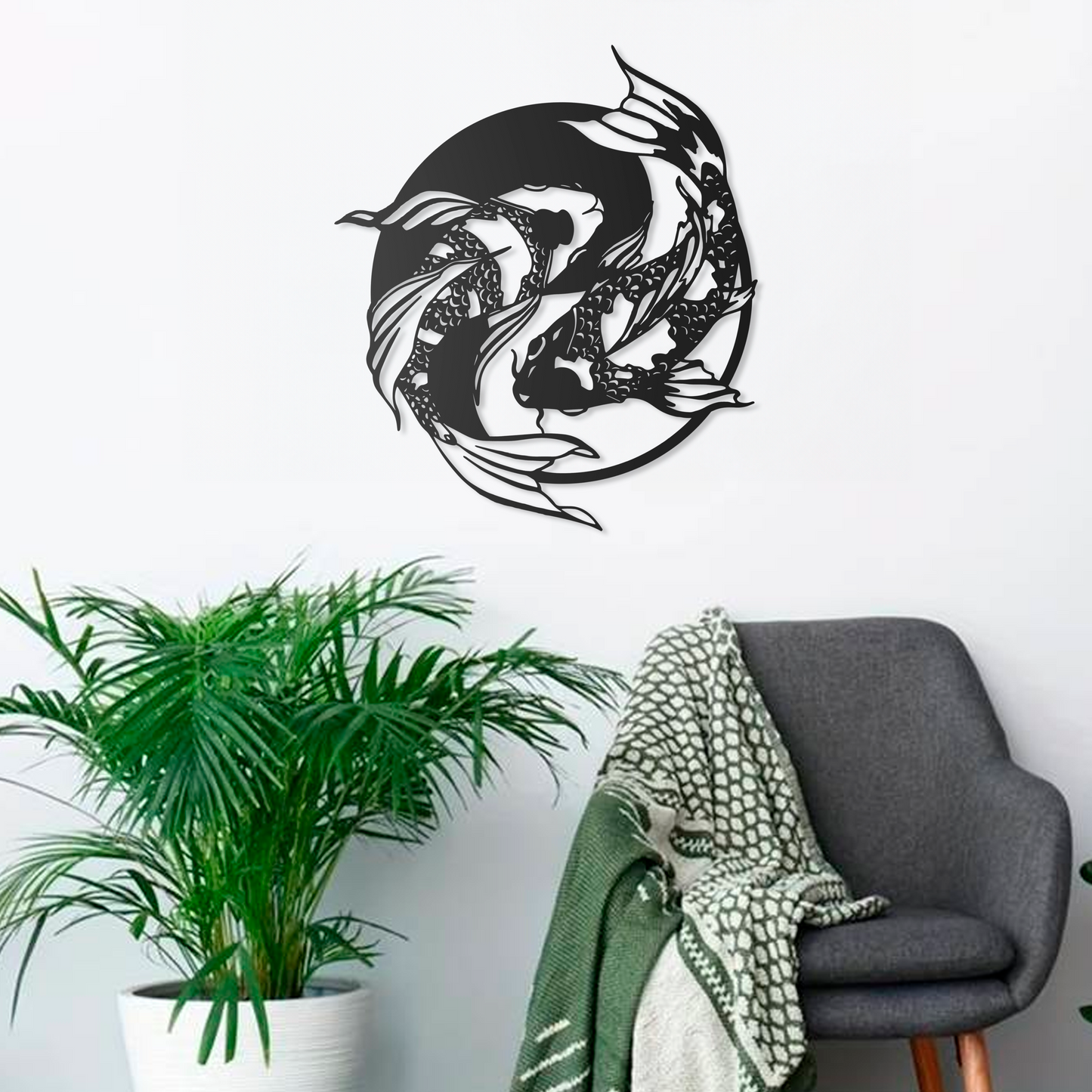 Metal Frame - Ying Yang