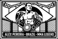Alex Pereira Brazil cuadro metálico MMA Stracci
