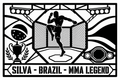 Cuadro metálico MMA Anderson Silva - Stracci Cards - SILVA - BRAZIL - MMA LEGEND