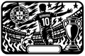Cuadro metálico Mundial 2026 Bernardo Silva Portugal