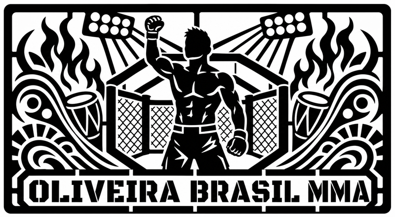 Cuadro metálico MMA Charles Oliveira Brasil - Stracci Cards - OLIVEIRA BRASIL MMA