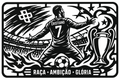 Cuadro metálico Mundial 2026 Cristiano Ronaldo Portugal