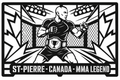 Cuadro metálico MMA Georges St-Pierre - Stracci Cards - ST-PIERRE - CANADA - MMA LEGEND