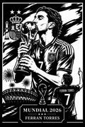 Cuadro Metálico Mundial 2026 - Ferran Torres imagen 2