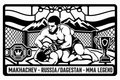 Cuadro metálico MMA Islam Makhachev - Stracci Cards - MAKHACHEV - RUSSIA/DAGESTAN - MMA LEGEND