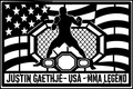 Justin Gaethje USA cuadro metálico MMA Stracci
