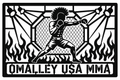 Cuadro metálico MMA Sean O'Malley Estados Unidos - Stracci Cards - O’MALLEY USA MMA