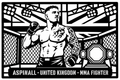 Cuadro metálico MMA Tom Aspinall - Stracci Cards - ASPINALL - UNITED KINGDOM - MMA FIGHTER
