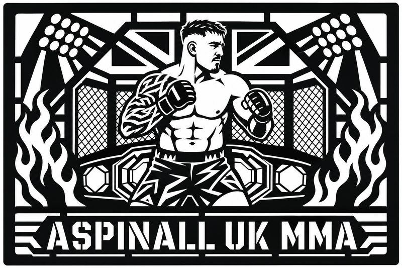 Cuadro metálico MMA Tom Aspinall Reino Unido - Stracci Cards - ASPINALL REINO UNIDO MMA